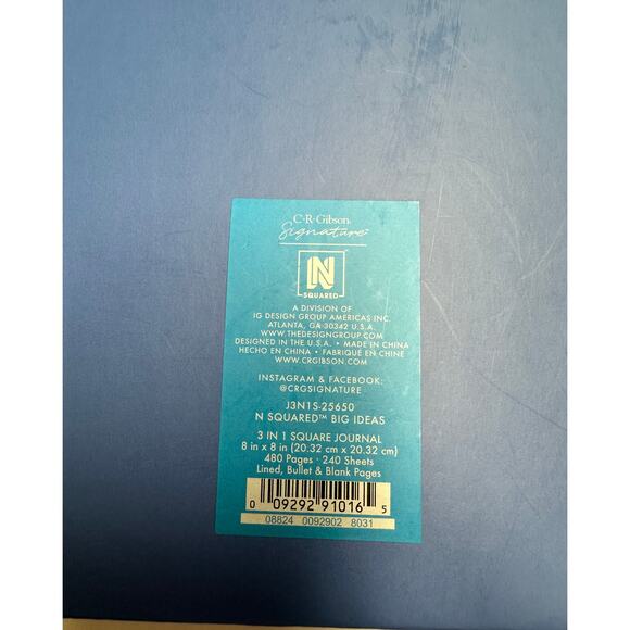 C R Gibson Signature Squared Note Pad Set - NWT - Office/School Fun / Great Gift - Picture 5 of 10